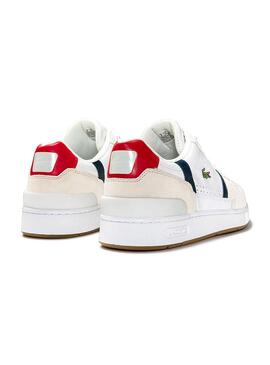 Sapatilhas Lacoste T-Clip Piel Tricolor Homem