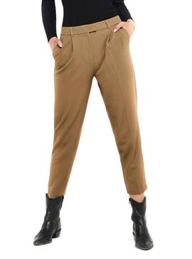 Pantalon Only Evila Tostado para Mulher