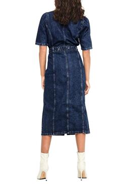 Vestido Only Denim Clarity Maxy para Mulher
