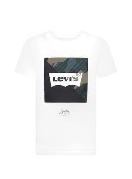 T-Shirt Levis Equality Branco para Menino