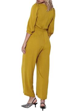 Jumpsuit Only Isabella Mustard para Mulher