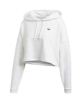 Sweat Adidas Strass Branco para Mulher