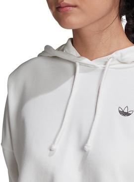 Sweat Adidas Strass Branco para Mulher