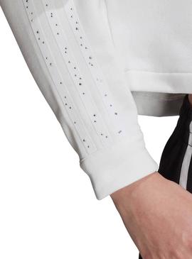 Sweat Adidas Strass Branco para Mulher