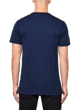 T-Shirt G Star Wavy Azul para Homem