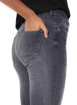 Jeans Only Kendell Cinza para Mulher