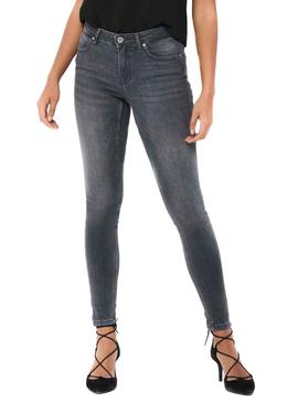 Jeans Only Kendell Cinza para Mulher