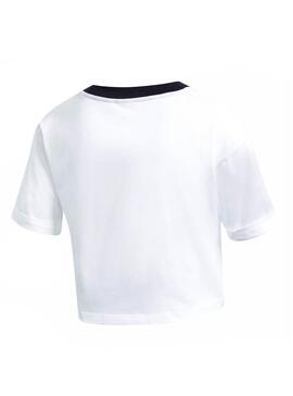 T-Shirt Adidas Crop Branco para Mulher