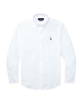 Camisa Polo Ralph Lauren Oxford Branco para Homem