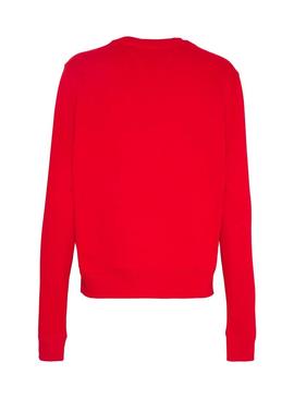 Sweat Tommy Jeans New York Vermelho para Mulher