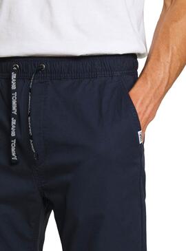 Pantalon Tommy Jeans Track Azul para Homem