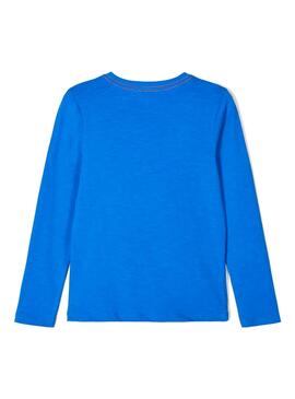 T-Shirt Name It Nasmos Azul para Menino