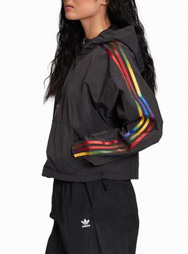 Jaqueta canguru Adidas Colors Preto para Mulher