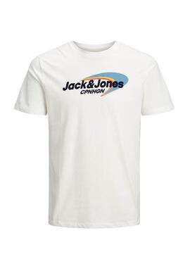 T-Shirt Jack & Jones Workwear Branco Homem