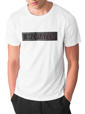T-Shirt Antony Morato Bicolor Logo Branco Homem