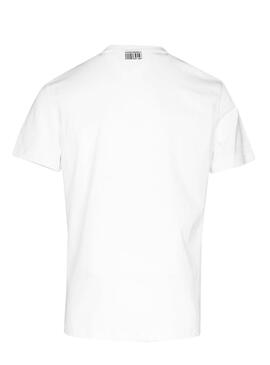 T-Shirt Antony Morato Bicolor Logo Branco Homem