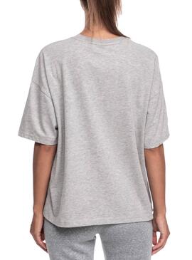 T-Shirt Superdry New York Cinza para Mulher
