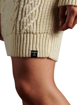 Vestido Superdry Florence Beige para Mulher
