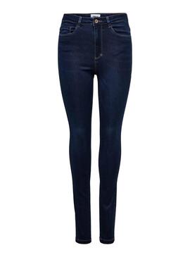 Jeans Only Royal Azul para Mulher