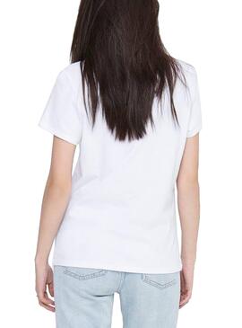 T-Shirt Only Donald Daisy Branco para Mulher