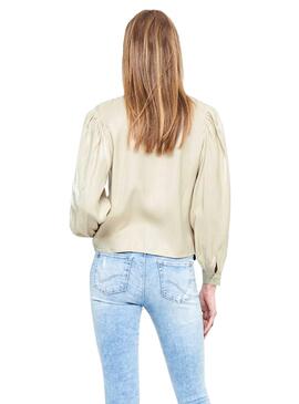 Blusa Only Abigale Beige para Mulher