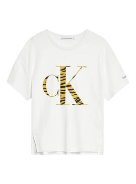 T-Shirt Calvin Klein Jeans Urban Animal Menina