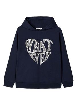 Sweat Name It Nadali Azul para Menina