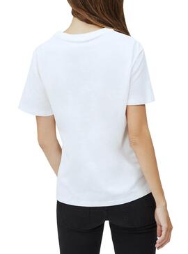 T-Shirt Pepe Jeans Fabiana Branco para Mulher
