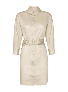 Vestido Pepe Jeans Tatiana Beige para Mulher