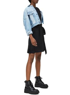 Vestido Pepe Jeans Lila Preto para Mulher