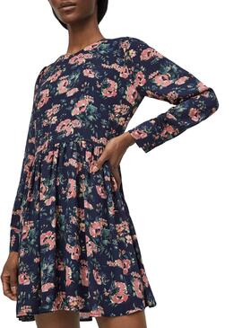 Vestido Pepe Jeans Rosario Azul para Mulher