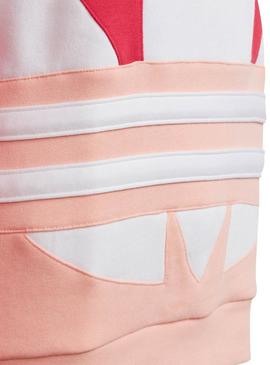 Sweat Adidas Big Trefoil Rosa para Menina