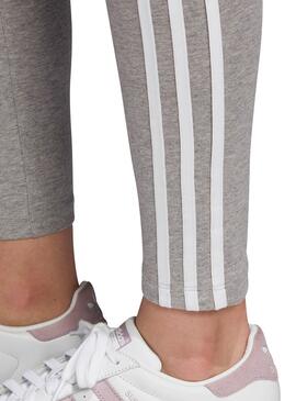 Legging Adidas 3 Stripes Cinza para Mulher