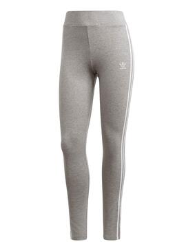Legging Adidas 3 Stripes Cinza para Mulher