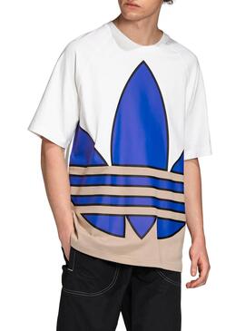 T-Shirt Adidas Big Trefoil Colorblock Branco