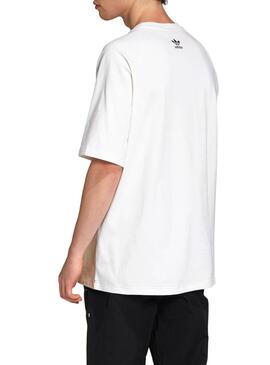 T-Shirt Adidas Big Trefoil Colorblock Branco