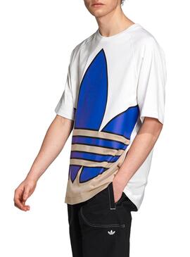 T-Shirt Adidas Big Trefoil Colorblock Branco