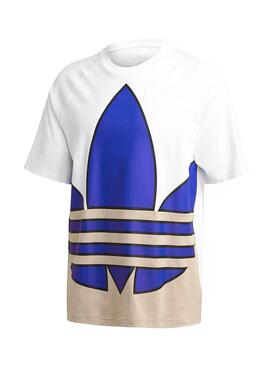 T-Shirt Adidas Big Trefoil Colorblock Branco