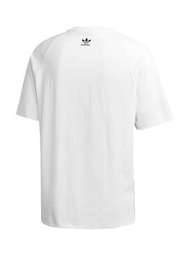 T-Shirt Adidas Big Trefoil Colorblock Branco