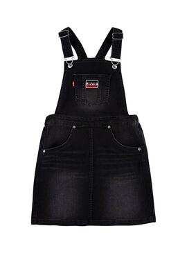 Macacão Jeans Levis Preto para Menina