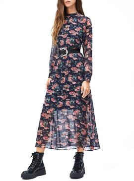 Vestido Pepe Jeans Mariana Azul para Mulher