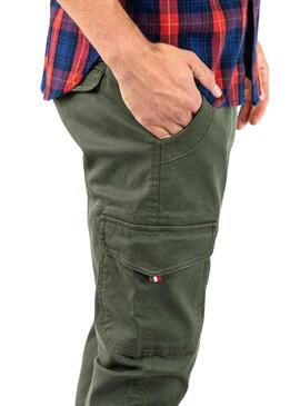 Pantalon El Ganso Cargo Verde para Homem