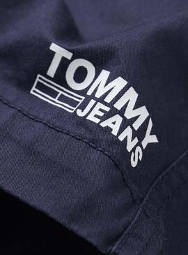 Shorts Tommy Jeans Basquete Azul Marinho Home
