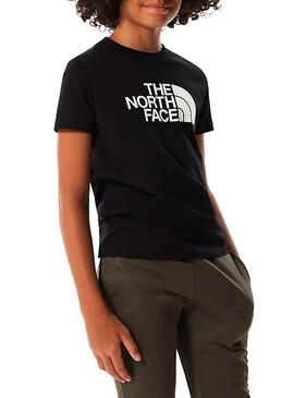T-Shirt The North  Face Easy Preto Menino e Menina
