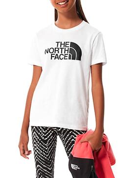 T-Shirt The North  Face Easy Branco Menino e Menina