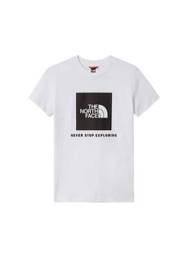 T-Shirt The North Face Box Branco Menino y Menina