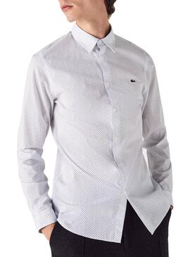 Camisa Lacoste Micro Branco para Homem
