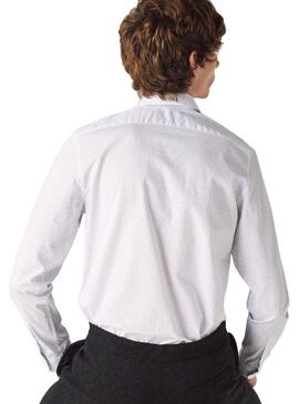 Camisa Lacoste Micro Branco para Homem