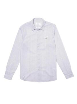 Camisa Lacoste Micro Branco para Homem