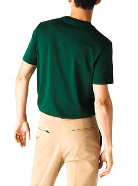 T-Shirt Lacoste Italic Verde para Homem